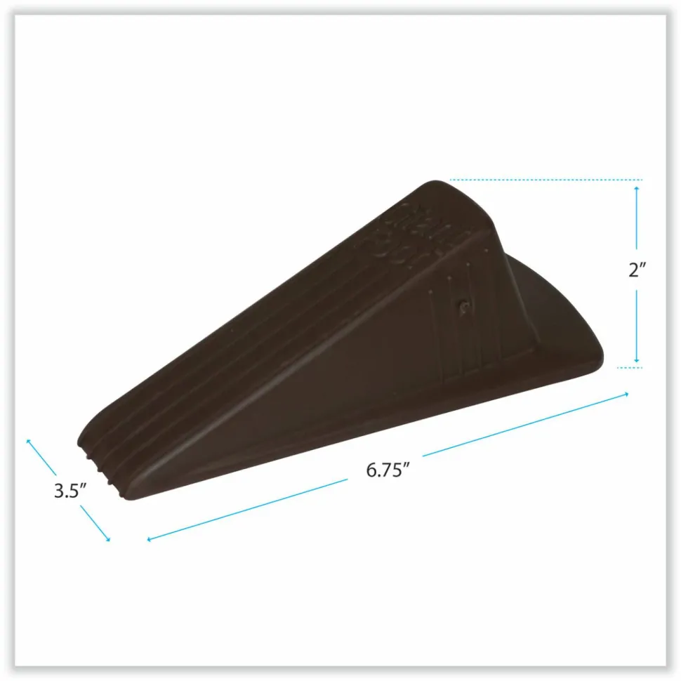 Master Caster Giant Foot Door Stop, Brown