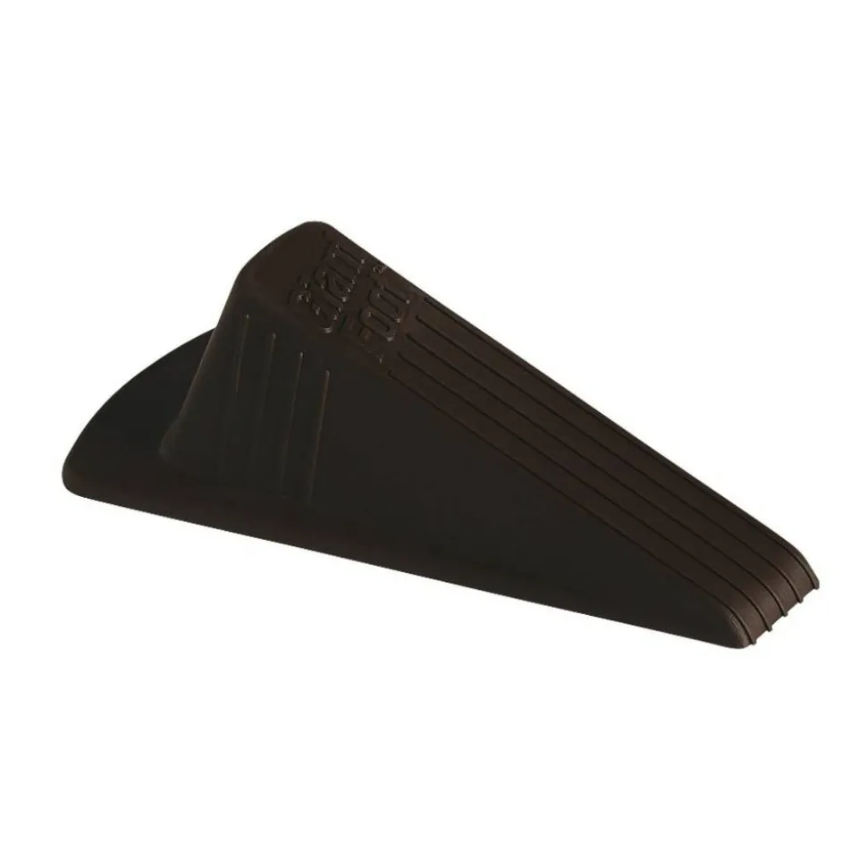 Master Caster Giant Foot Door Stop, Brown