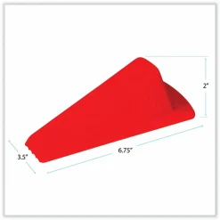 Master Caster Giant Foot Door Stop, Orange