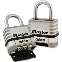 Master Lock ProSeries Stainless Steel Combination Lock, 5/16", Stainless Steel