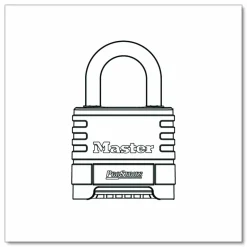 Master Lock ProSeries Stainless Steel Combination Lock, 5/16