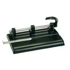 Master 1325B 3-Hole Punch, Black
