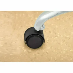 Master Caster Duet Noiseless Chair Mat Casters - 2" Diameter - 110 lb Load Capacity - Polyurethane - Matte Black - 1 Set