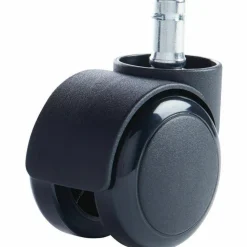 Master Caster Futura Series Casters, Soft Wheel, Stem B For Metal Base, Pack Of 5
