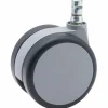 Master Caster Gemini Heavy-Duty Chair Mat Casters - 3" Diameter - 220 lb Load Capacity - Urethane - Black, Gray - 1 Set