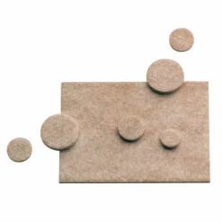 Master Caster Scratch Guard Self-Adhesive Felt Pads, Combo Pack, Pack Of 25