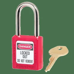 Master Lock Red Safety Padlock