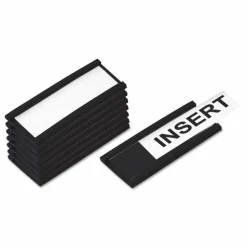MasterVision Black Magnetic Data Cards