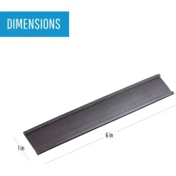 MasterVision Black Magnetic Data Cards