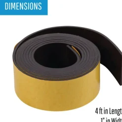MasterVision Magnetic Adhesive Tape, 48” x 1”