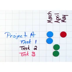 MasterVision Magnetic Color Coding Dots
