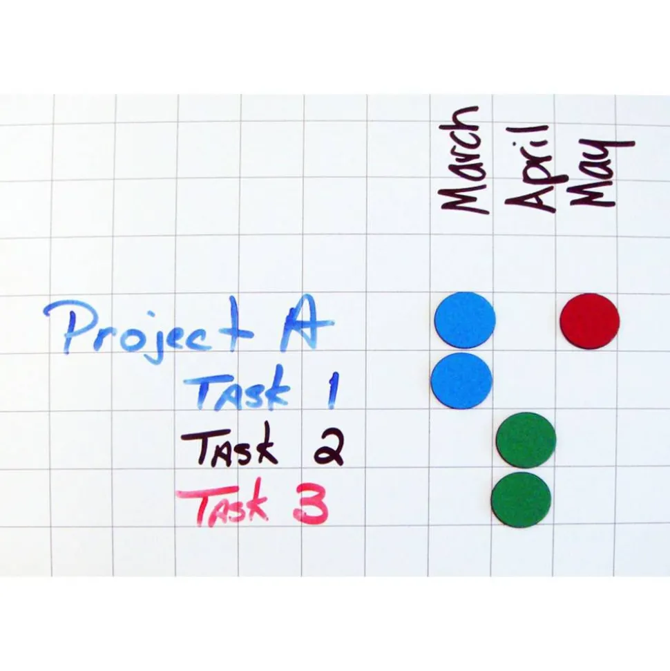 MasterVision Magnetic Color Coding Dots