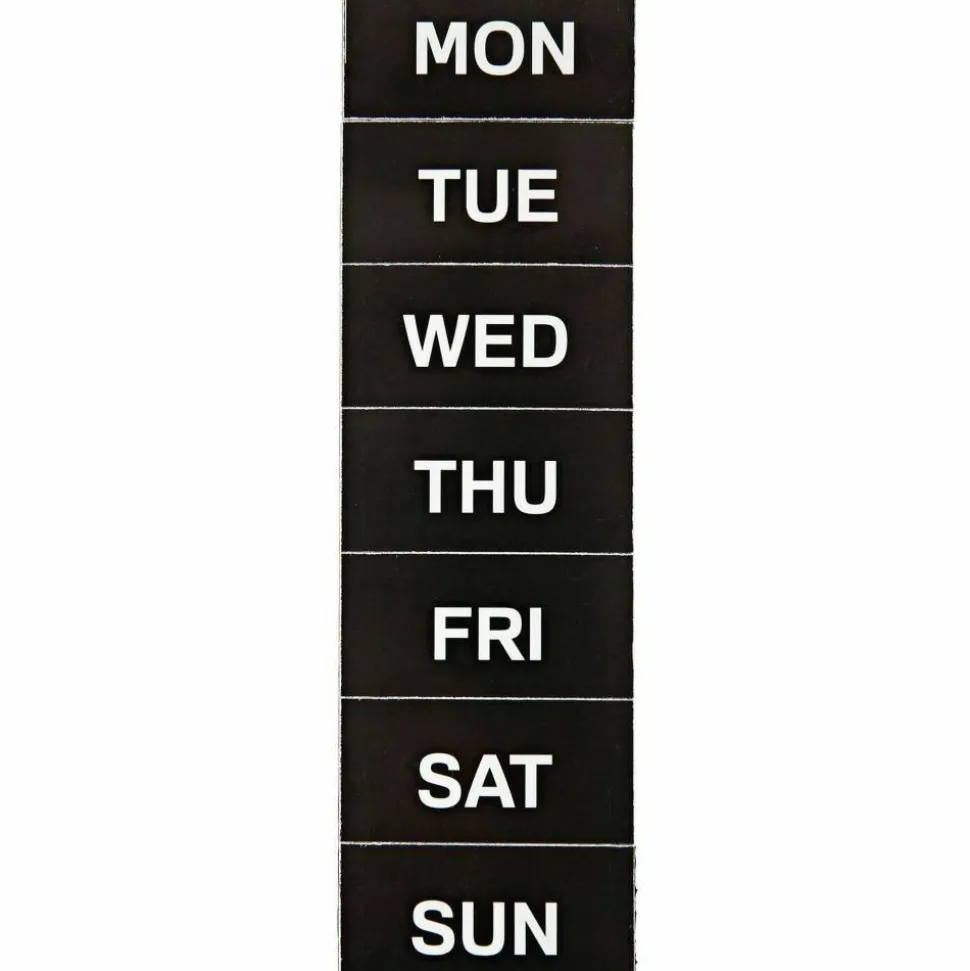 MasterVision Magnetic Days Of The Week, 1" x 2", Pack Of 7