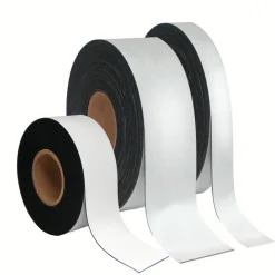 MasterVision Magnetic Dry-Erase Writable Roll, 1" x 50', White