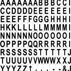 MasterVision Magnetic Letters, 3/4