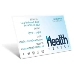Matte Business Cards, 2" x 3 1/2", White, Pack Of 300