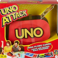 Mattel UNO Attack Card Game , Family Game For Kids And Adults, Card Blaster