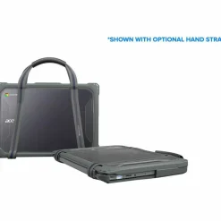 MAXCases Extreme Shell-F Chromebook Case for Acer R756TN (Spin 511) & R753T/R753TN & R722T (Spin 311) Chromebook 11.6" (Gray/Clear) NEW/Updated