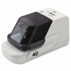 MAX Electric Flat Clinch Heavy Duty Stapler, 70 Sheet Capacity, Gray