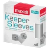 Maxell CD/DVD Keepers, Clear, Pack Of 50