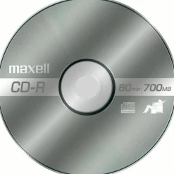 Maxell CD-R Media Spindle, 700MB/80 Minutes, Pack Of 50