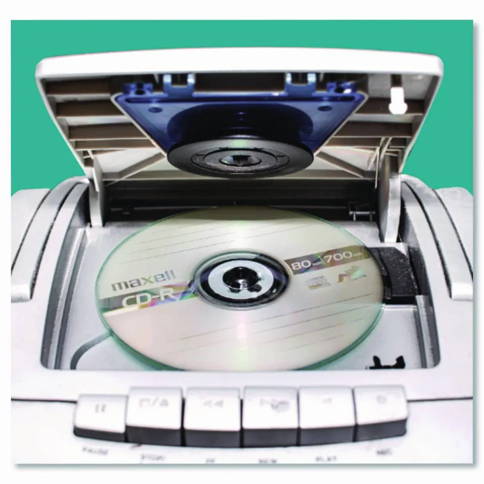 Maxell CD-RPW Media Spindle, 700MB, Pack Of 100