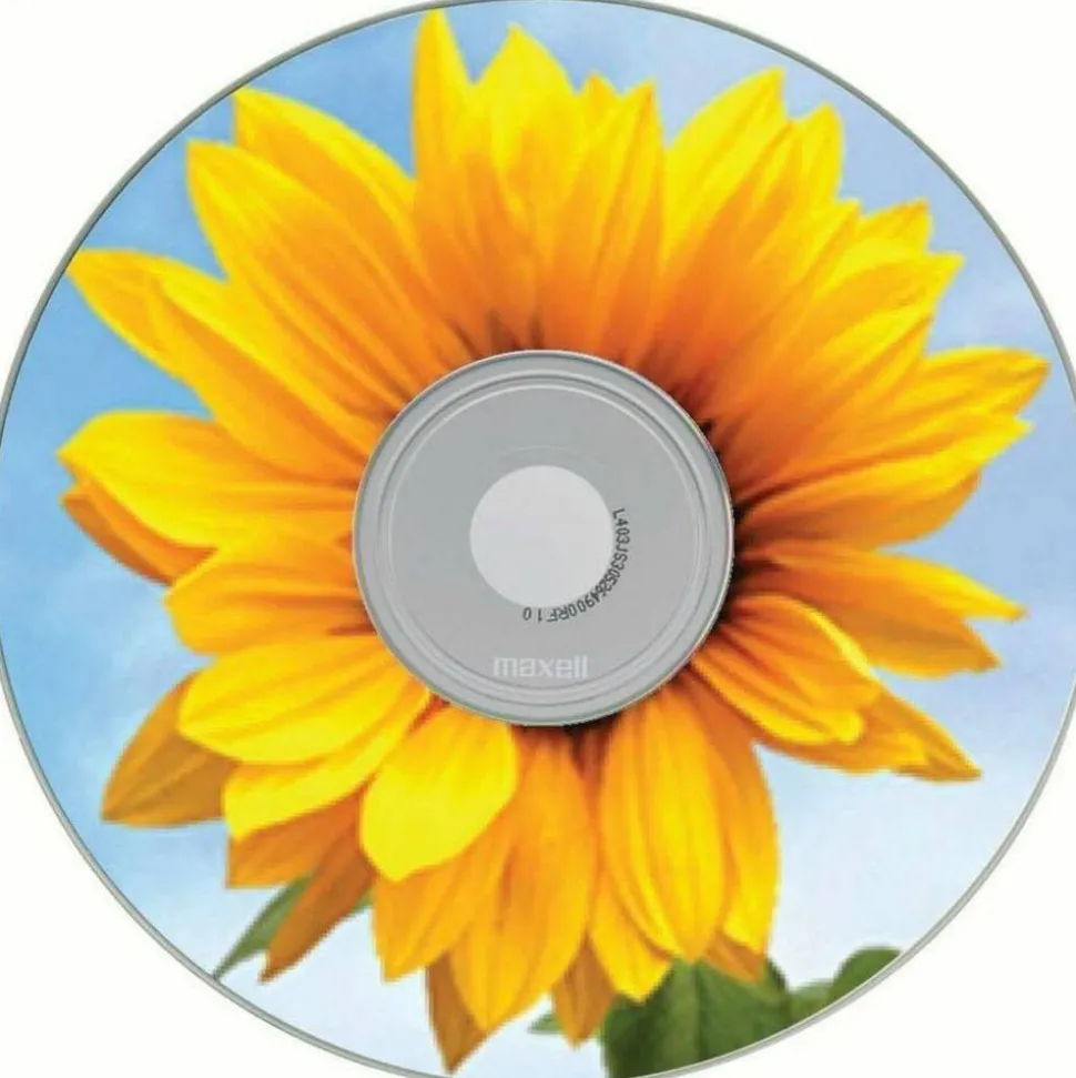 Maxell CD-RPW Media Spindle, 700MB, Pack Of 100
