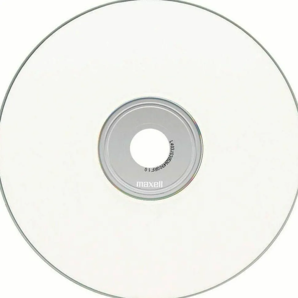 Maxell CD-RPW Media Spindle, 700MB, Pack Of 100
