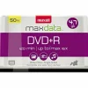 Maxell DVD+R Recordable Media Spindle, 4.7GB/120 Minutes, Pack Of 50