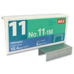 MAX No. 11-1M Staples - 50 Per Strip - 15/64