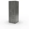 MayLine Aberdeen Series Gray Steel Tf Laminate Personal Storage Tower