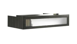 MayLine Aberdeen Series Gray Steel Tf Laminate Reception Accessories