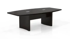 MayLine Aberdeen Series Mocha Tf Laminate 8' Conference Table, Boat Surface