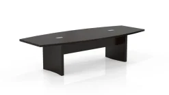 MayLine Aberdeen Series Mocha Tf Laminate 10' Conference Table, Boat Surface
