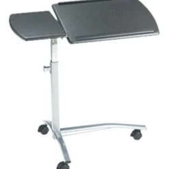 Mayline Group Laptop Caddy, 27-37"H x 29 1/2"W x 15"D, Anthracite/Metallic Gray