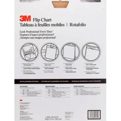 3M Bleed-Resistant Flip Charts, 25