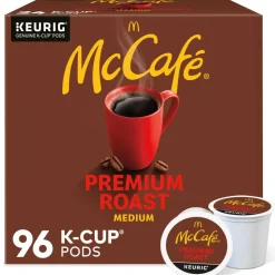 McCafe Single-Serve Pods, Premium Roast, Classic, Box Of 24 Pods, Case Of 4 Boxes