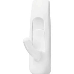 3M Command Utility Hooks, Medium, 5-5/8" x 3-13/16" x 5-1/8", White, Box Of 37 Hooks