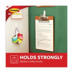 3M Command Utility Hooks, Medium, 5-5/8