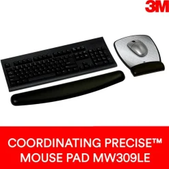 3M Compact Gel Keyboards Wrist Rest With Antimicrobial Protection, 18