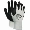 MCR Safety Economy Foam Nitrile Gloves, EN388: 3221, Small, Black/Gray, 12 Pairs