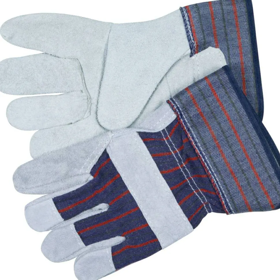 MCR Safety Leather Palm Economy Safety Gloves
