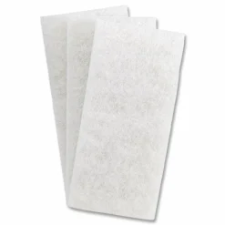 3M Doodlebug White Utility and Burnish Pads, 4.62 x 10, White, 10/Carton
