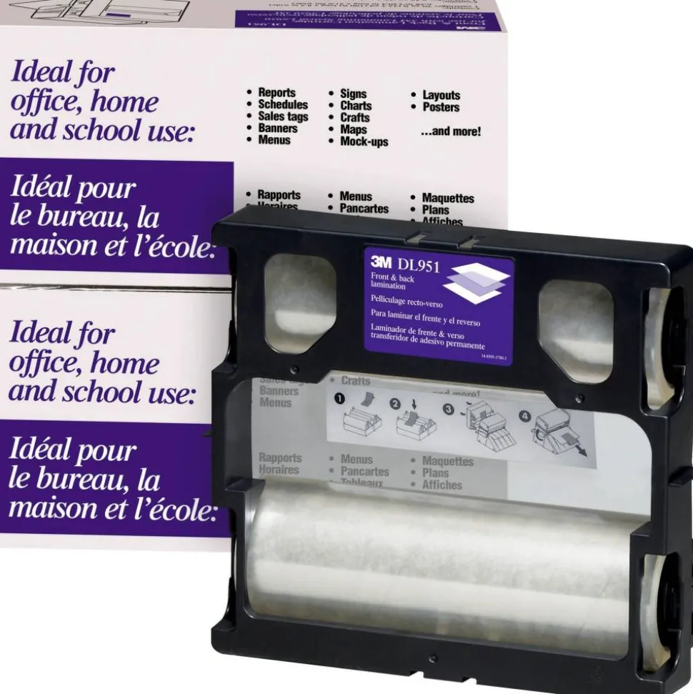 3M Dual Lamination Refill Cartridge For LS950 Laminating Systems, 8-1/2" x 100'