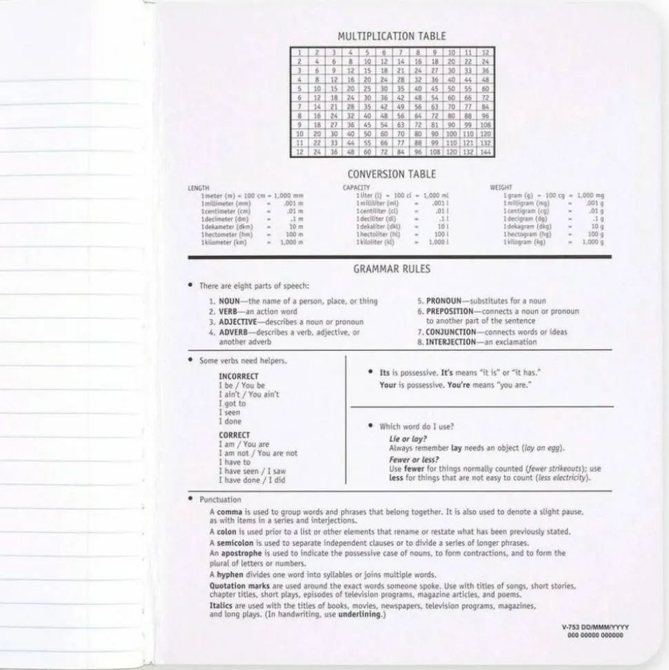 Mead Composition Book, 7-1/2" x 9-3/4", 100 Sheets, Black Marble