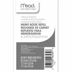 Mead Memo Book Refill Pages