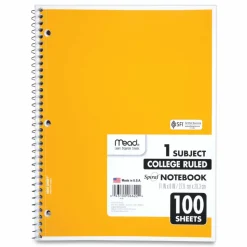 Mead Spiral Notebook, 8