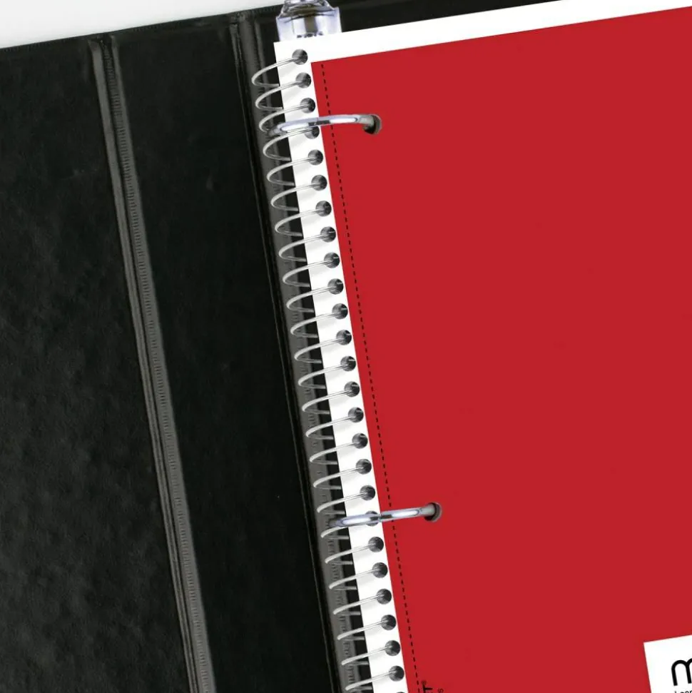 Mead Spiral Notebooks, 7-1/2" x 10-1/2", 1 Subject, Wide Ruled, 70 Sheets, Assorted Colors, Pack Of 6 Notebooks