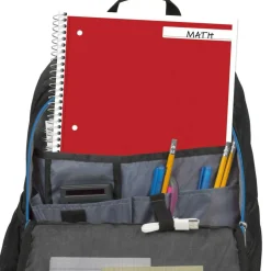 Mead Spiral Notebooks, 7-1/2" x 10-1/2", 1 Subject, Wide Ruled, 70 Sheets, Assorted Colors, Pack Of 6 Notebooks