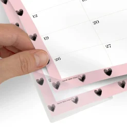 Mead Cambridge Cherish Academic 2026-2027 Monthly Desk Pad Calendar, Compact, 11